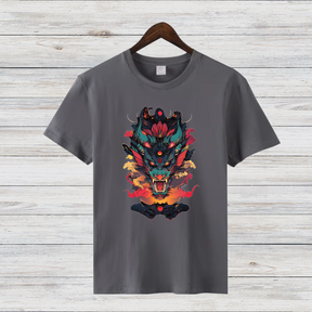 Mystischer Drachengeist | Fantasie Kunst T-Shirt | Asiatisches Drachen Design | Statement Shirt für Fantasy-Fans