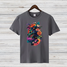 Mystischer Wolf | Kunstvolles Wintershirt | Stilvolles Statement-Shirt | Geschenk für Tierliebhaber