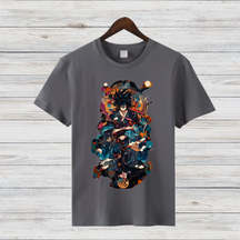 Samurai Krieger | Stylisches Anime T-Shirt | Japanisches Kunstdesign | Perfektes Geschenk für Anime-Fans