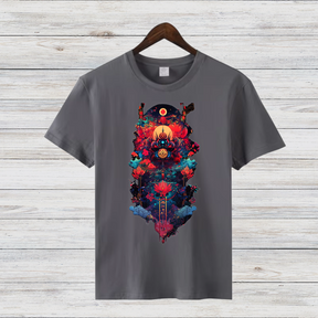 Mystisches Winter-Design | Spirituelles Grafikshirt | Stilvolles Statement-Shirt für die kalte Jahreszeit