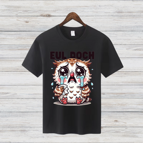 Eul Doch | Lustiges Eulen-Shirt | Niedliches Tier-Motiv | Statement Shirt für den Winter | Damen T-Shirt