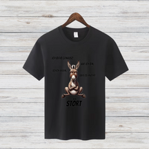 Störrischer Esel | Lustiges Statement Shirt | Humorvoller Winterlook | Perfektes Geschenk für kalte Tage