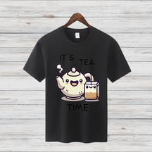 It's Tea Time Shirt | Lustiges Teeliebhaber T-Shirt | Niedliches Winter Tee Design | Geschenk für Teefans