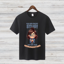 Meinungsstabil Shirt | Lustiges Statement T-Shirt | Cooles Geschenk für Starke Frauen | Humorvolles Motiv für Selbstbewusste