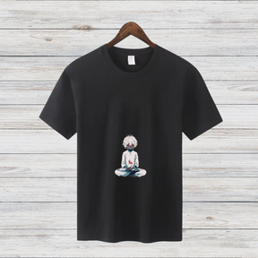Mystischer Anime Look | Stilvolles Wintershirt | Trendiges Baumwollshirt | Perfektes Geschenk für Anime-Fans