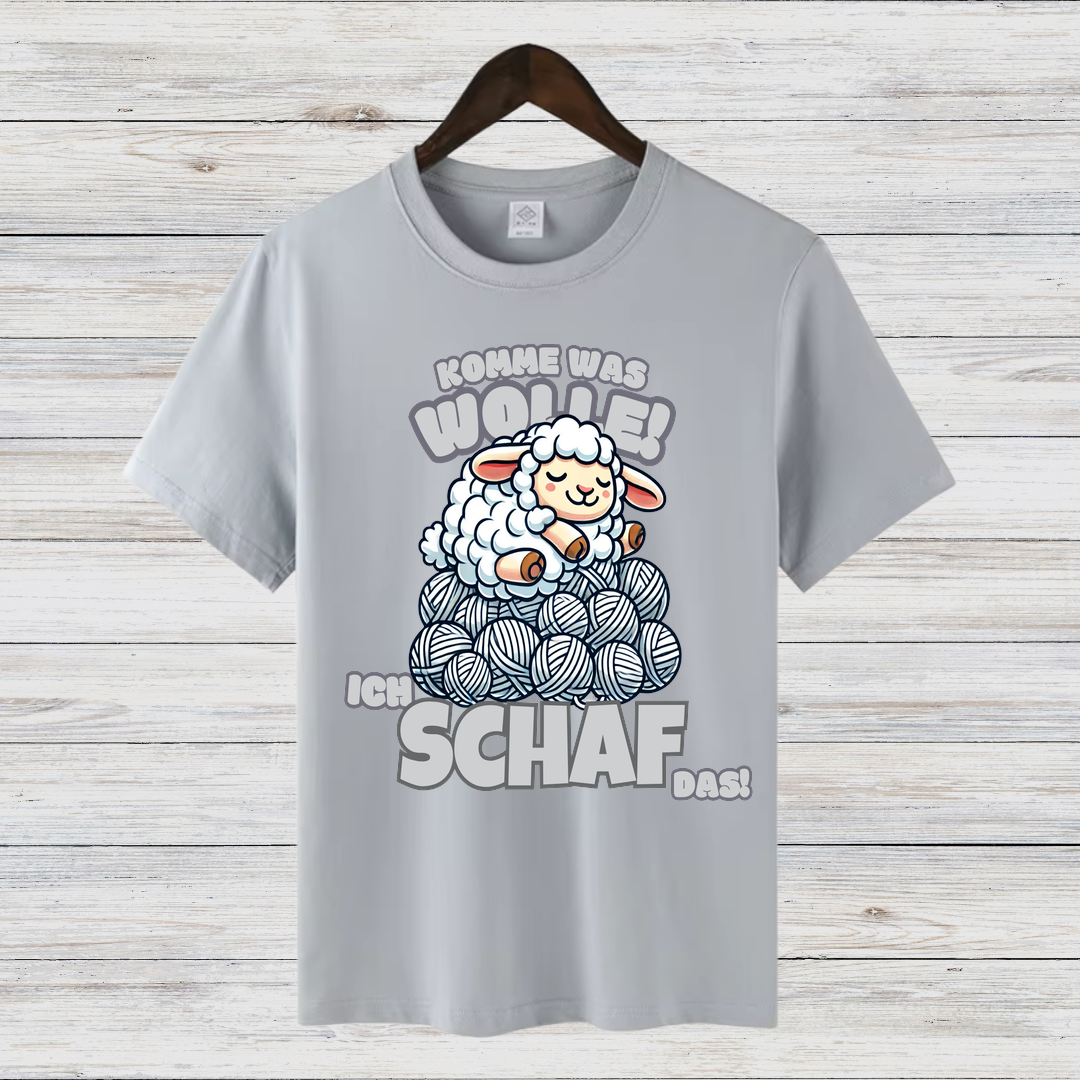 Komme was Wolle | Lustiges Schaf T-Shirt | Humorvolles Winterdesign | Statement Shirt für kalte Tage