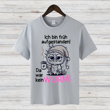 Müde Eule Shirt | Lustiges Statement T-Shirt | Humorvolles Design für Morgenmuffel | Perfekt für kalte Wintertage