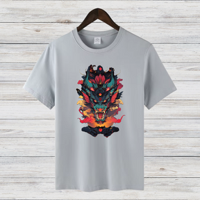 Mystischer Drachengeist | Fantasie Kunst T-Shirt | Asiatisches Drachen Design | Statement Shirt für Fantasy-Fans