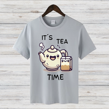 It's Tea Time Shirt | Lustiges Teeliebhaber T-Shirt | Niedliches Winter Tee Design | Geschenk für Teefans