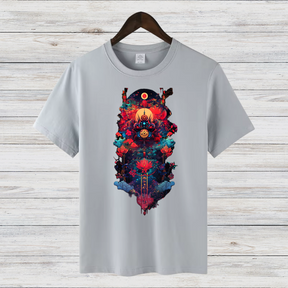 Mystisches Winter-Design | Spirituelles Grafikshirt | Stilvolles Statement-Shirt für die kalte Jahreszeit