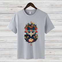 Mystischer Waldgeist | Fantasy T-Shirt | Magisches Tiermotiv | Kunstvolles Design für Naturliebhaber