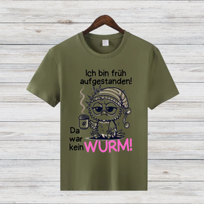 Müde Eule Shirt | Lustiges Statement T-Shirt | Humorvolles Design für Morgenmuffel | Perfekt für kalte Wintertage