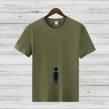 Minimalistisches Kunst T-Shirt | Stilvolles Winter-Shirt | 100% Baumwolle | Geschenk für Kunstliebhaber