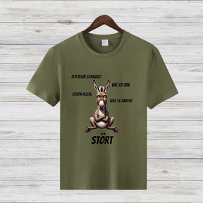 Störrischer Esel | Lustiges Statement Shirt | Humorvoller Winterlook | Perfektes Geschenk für kalte Tage