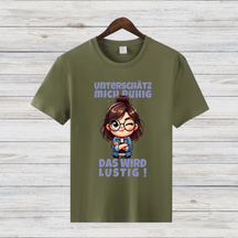 Freches Statement Shirt | Lustiges Winter T-Shirt | Cooles Cartoon Design | Geschenkidee für Frauen