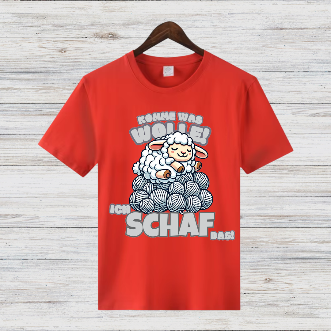 Komme was Wolle | Lustiges Schaf T-Shirt | Humorvolles Winterdesign | Statement Shirt für kalte Tage