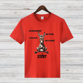 Störrischer Esel | Lustiges Statement Shirt | Humorvoller Winterlook | Perfektes Geschenk für kalte Tage