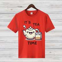 It's Tea Time Shirt | Lustiges Teeliebhaber T-Shirt | Niedliches Winter Tee Design | Geschenk für Teefans