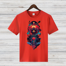 Mystisches Winter-Design | Spirituelles Grafikshirt | Stilvolles Statement-Shirt für die kalte Jahreszeit