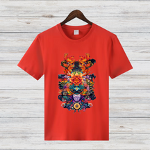 Mystisches Winter-T-Shirt | Fantasievolles Design | Kunstvolles Baumwollshirt | Stilvolles Statement für kalte Tage