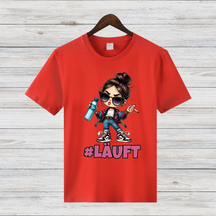 #LÄUFT Shirt | Cooles Statement Shirt | Trendiges Motiv | Lässiges Freizeitshirt | Geschenk für Fashion-Fans