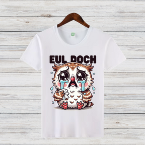 Eul Doch | Lustiges Eulen-Shirt | Niedliches Tier-Motiv | Statement Shirt für den Winter | Damen T-Shirt
