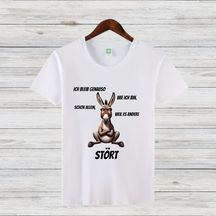 Störrischer Esel | Lustiges Statement Shirt | Humorvoller Winterlook | Perfektes Geschenk für kalte Tage