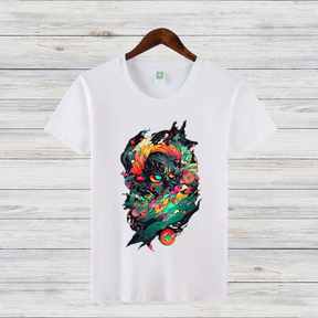 Mystisches Kunst T-Shirt | Fantasy Design Shirt | Kreatives Baumwollshirt | Geschenk für Kunstliebhaber | Statement Shirt für Männer