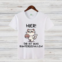Freches Katzen-Shirt | Lustiges Geschenk | Humorvolles T-Shirt für Katzenfans | Witziges Statement Shirt