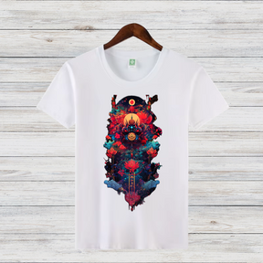 Mystisches Winter-Design | Spirituelles Grafikshirt | Stilvolles Statement-Shirt für die kalte Jahreszeit