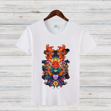 Mystisches Winter-T-Shirt | Fantasievolles Design | Kunstvolles Baumwollshirt | Stilvolles Statement für kalte Tage