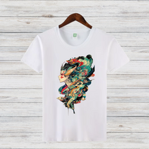 Mystisches Kunst T-Shirt | Fantasievolles Design | Stilvolles Statement Shirt | Winter Fashion für Damen