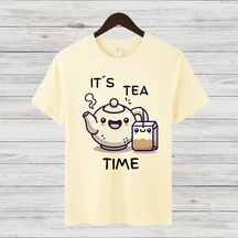 It's Tea Time Shirt | Lustiges Teeliebhaber T-Shirt | Niedliches Winter Tee Design | Geschenk für Teefans