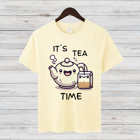 It's Tea Time Shirt | Lustiges Teeliebhaber T-Shirt | Niedliches Winter Tee Design | Geschenk für Teefans