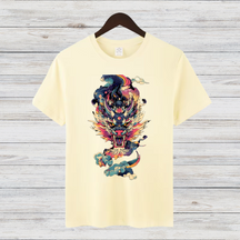 Mystischer Drachengeist | Asiatisches Drachen T-Shirt | Fantasy Kunst Shirt | Legendäres Design für Drachenfans