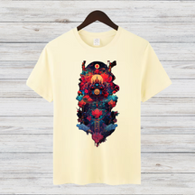Mystisches Winter-Design | Spirituelles Grafikshirt | Stilvolles Statement-Shirt für die kalte Jahreszeit