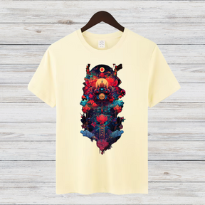 Mystisches Winter-Design | Spirituelles Grafikshirt | Stilvolles Statement-Shirt für die kalte Jahreszeit