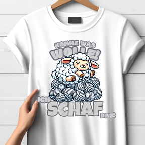 Komme was Wolle | Lustiges Schaf T-Shirt | Humorvolles Winterdesign | Statement Shirt für kalte Tage