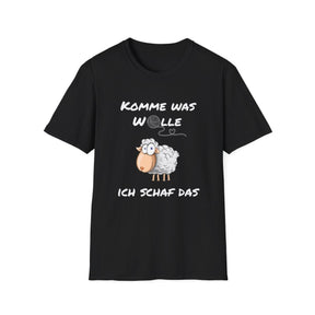 Lustiges Baumwoll-T-Shirt – Herbst-Statement mit Schaf-Print