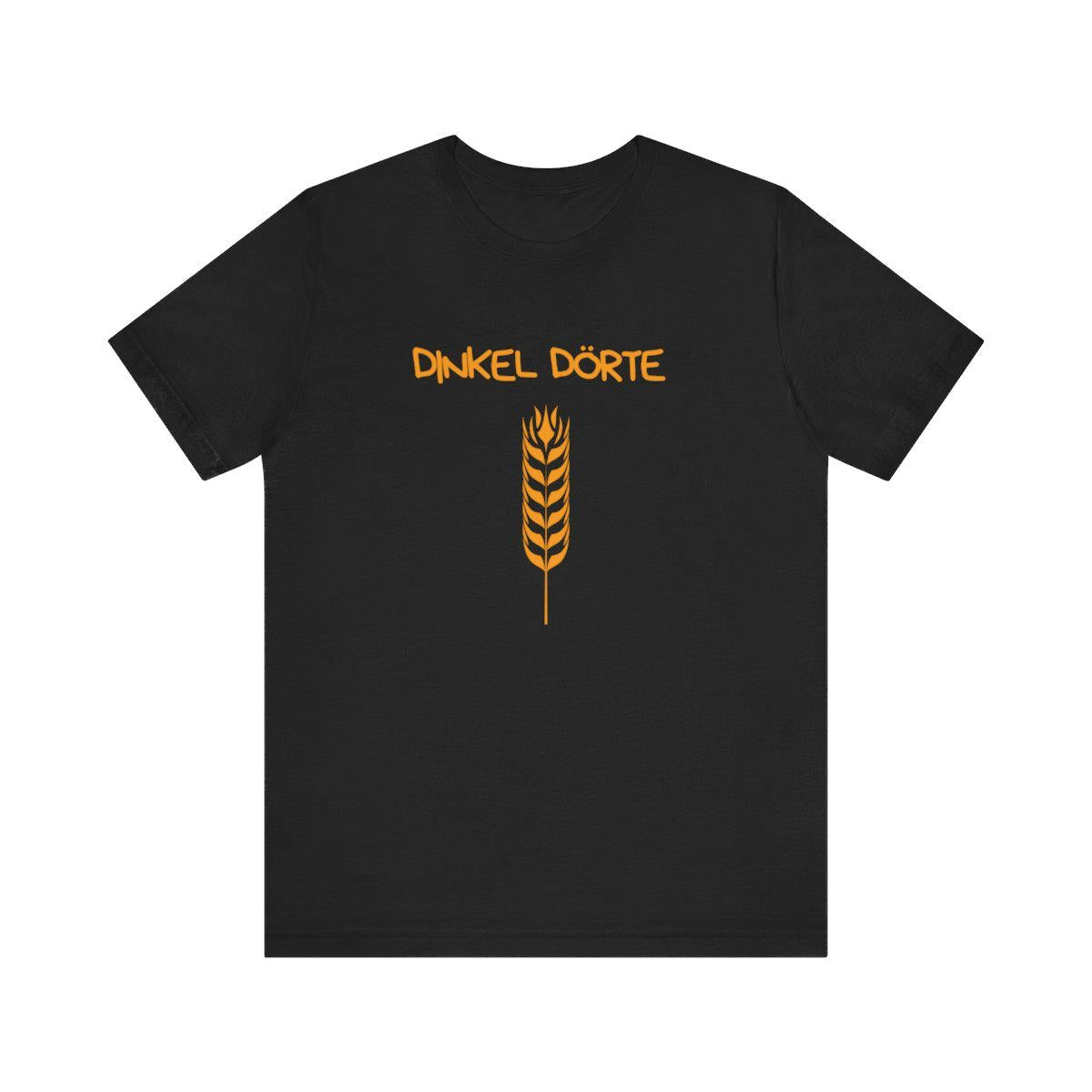 Dinkel Dörte | Lustiges Statement T-Shirt | Herbstliches Baumwoll-Shirt mit Weizen-Design