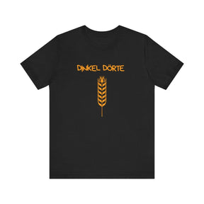 Dinkel Dörte | Lustiges Statement T-Shirt | Herbstliches Baumwoll-Shirt mit Weizen-Design