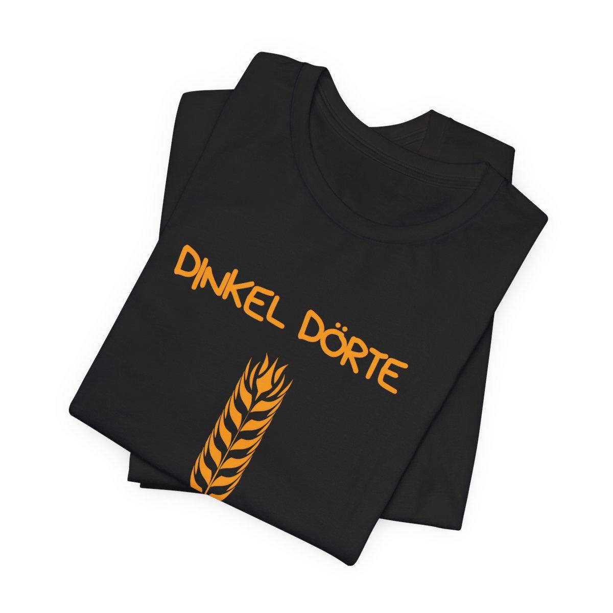 Dinkel Dörte | Lustiges Statement T-Shirt | Herbstliches Baumwoll-Shirt mit Weizen-Design