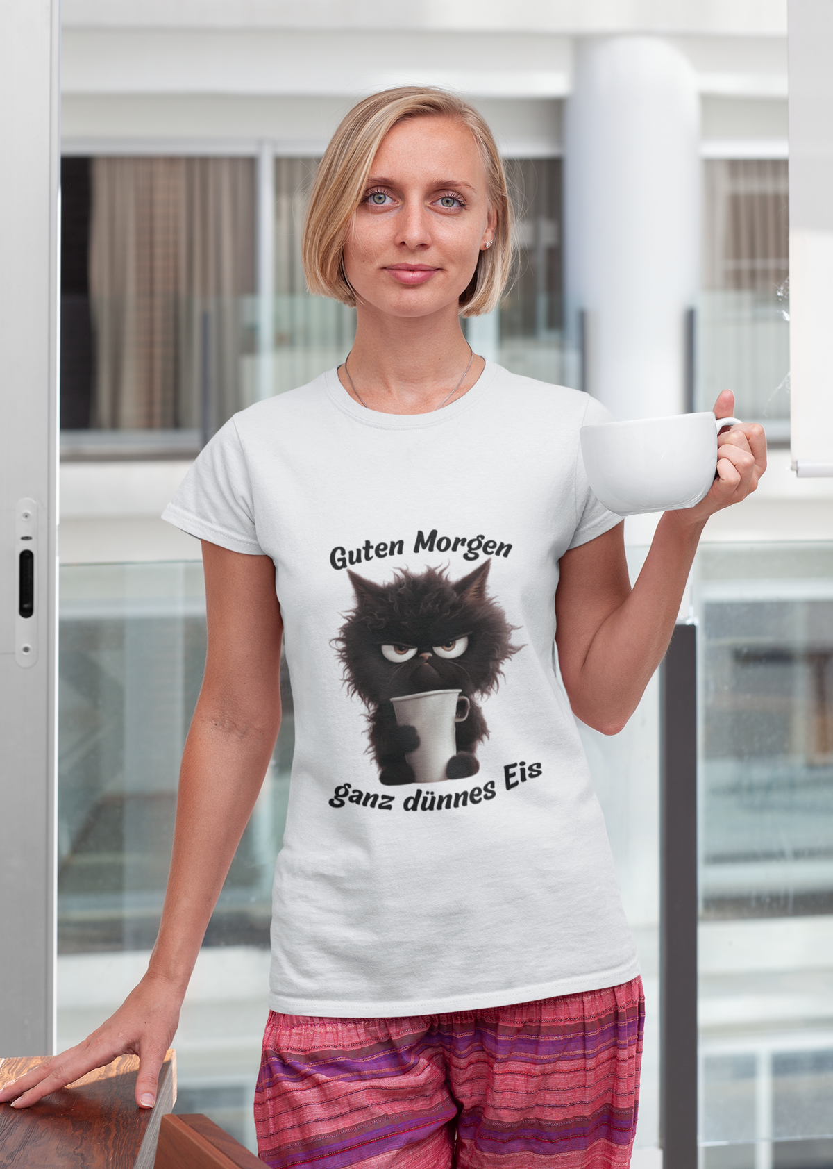 Guten Morgen Katze T-Shirt