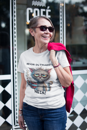 Bevor Du Fragst Katze T-Shirt